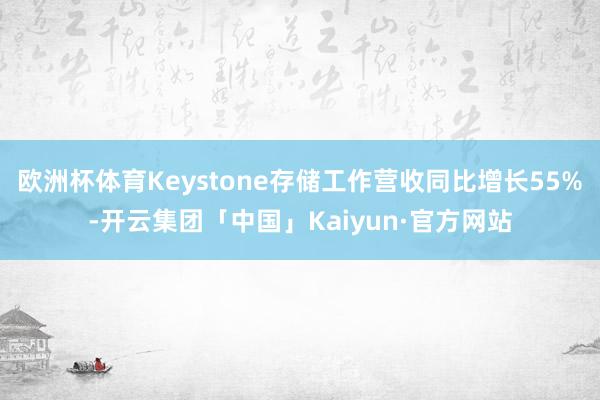 欧洲杯体育Keystone存储工作营收同比增长55%-开云集团「中国」Kaiyun·官方网站